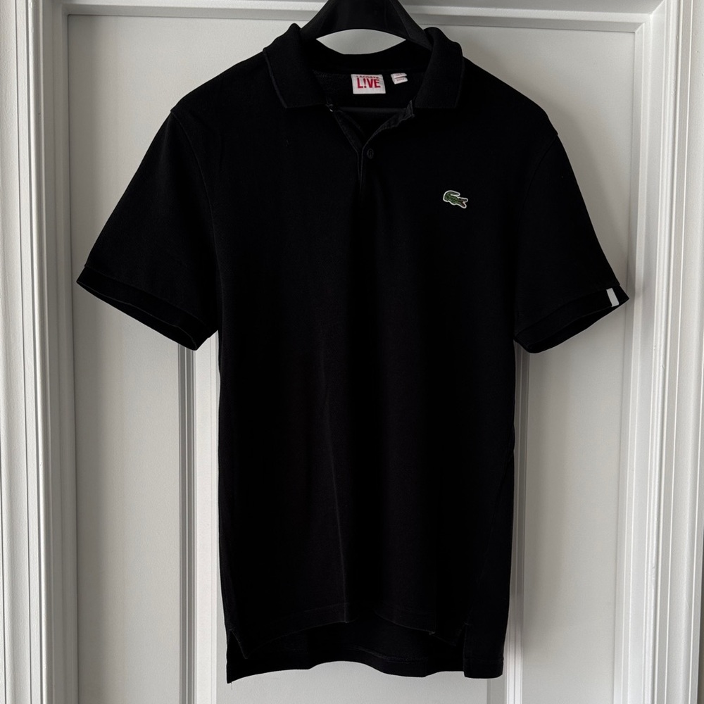 Lacoste Men's Polo Shirt in Classic Black